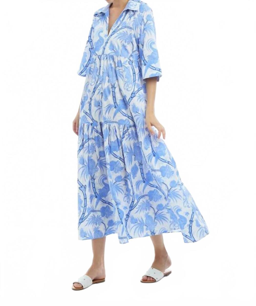 NEW PATTY KIM marni midi dress in peri peacock